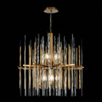 SL1628.303.08 Люстра подвесная ST-Luce Латунь/Прозрачный, Латунь E14 8*40W TERAMO — изображение 13