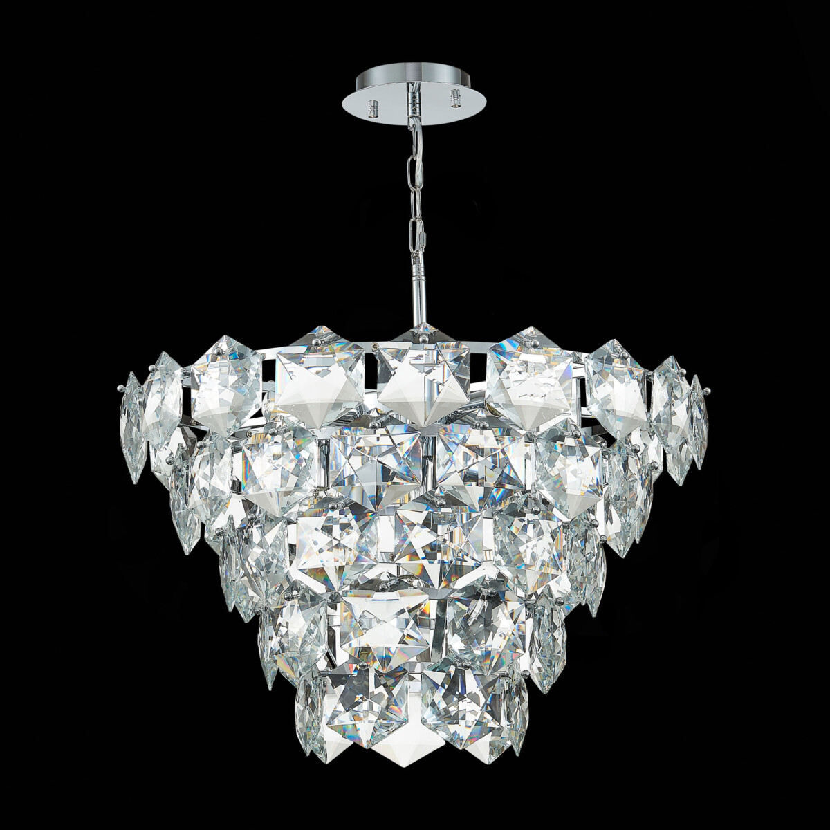 SL1631.103.09 Люстра подвесная ST-Luce Хром/Прозрачный E14 9*40W VITERBO — изображение 4