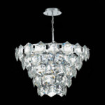 SL1631.103.09 Люстра подвесная ST-Luce Хром/Прозрачный E14 9*40W VITERBO — изображение 4