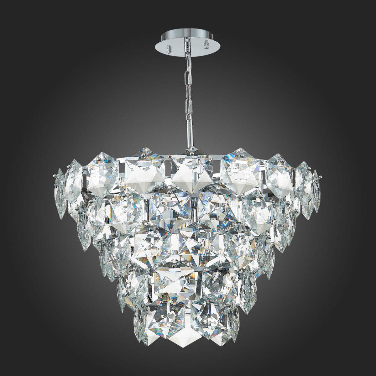 SL1631.103.09 Люстра подвесная ST-Luce Хром/Прозрачный E14 9*40W VITERBO — изображение 5