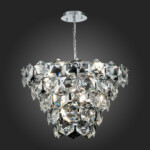 SL1631.103.09 Люстра подвесная ST-Luce Хром/Прозрачный E14 9*40W VITERBO — изображение 8