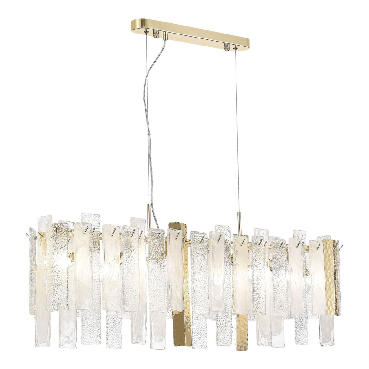 SL1636.203.08 Люстра подвесная ST-Luce Золотистый/Белый, Золотистый E14 8*40W SCOLARE — изображение 1