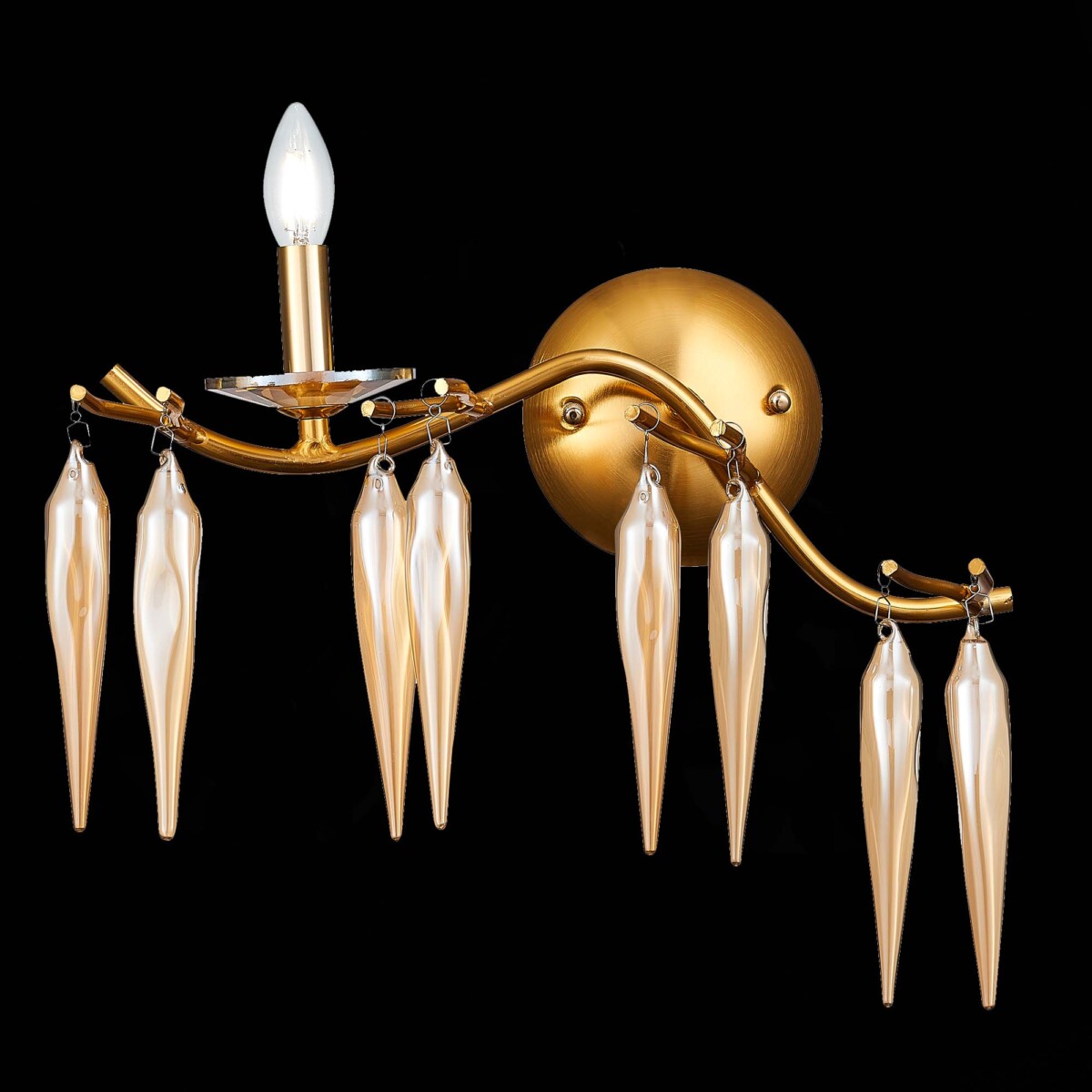 SL1653.201.01 Бра ST-Luce Золотистый/Золотистый E14 1*40W SIENA — изображение 1