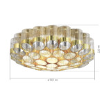 SL1662.302.19 Светильник потолочный ST-Luce Латунь/Латунь, Прозрачный E14 19*60W ACCORD — изображение 5