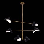 SL1801.303.06 Люстра потолочная ST-Luce Античная бронза/Черный E14 6*60W MINNE