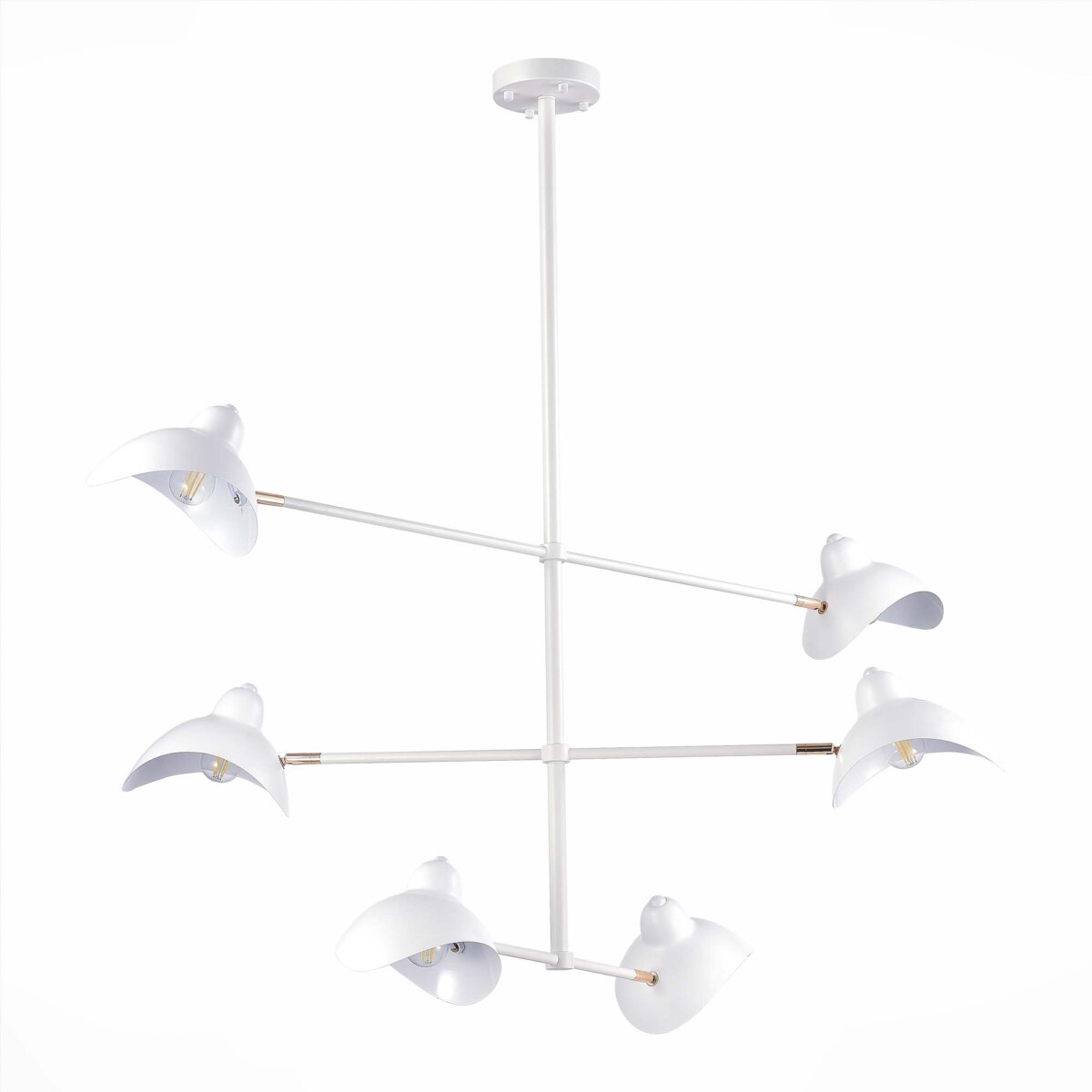 SL1801.503.06 Люстра подвесная ST-Luce Белый/Белый E14 6*60W MINNE — изображение 4