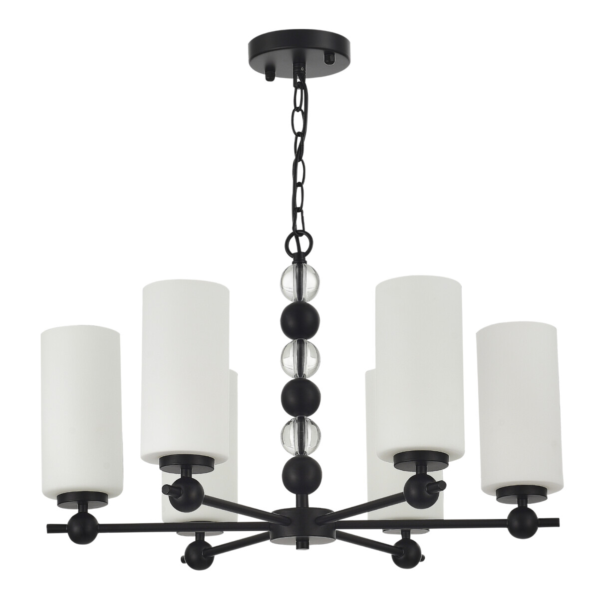 SL2003.403.06 Светильник подвесной ST-Luce черный/белый E27 6*40W AURORA — изображение 2