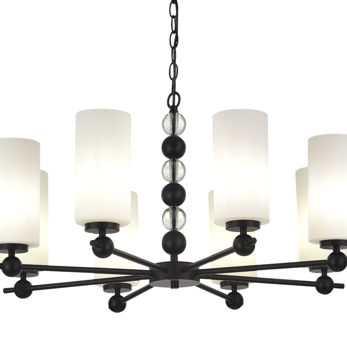 SL2003.403.08 Светильник подвесной ST-Luce черный/белый E27 8*40W AURORA — изображение 3