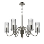 SL2005.103.06 Светильник подвесной ST-Luce никиль/прозрачный E14 6*40W SANTORI — изображение 3