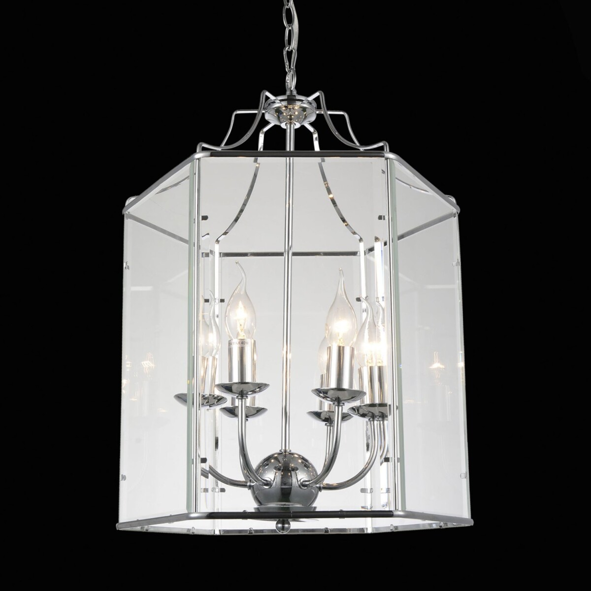 SL228.103.06_01B SL228.103.06 Люстра подвесная ST-Luce Хром/Прозрачный E14 6*40W TERSO — изображение 1