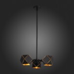 SL258.402.03 Люстра потолочная ST-Luce Черный/Черный, Золото E14 3*40W ENIGMA — изображение 2