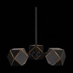 SL258.402.03 Люстра потолочная ST-Luce Черный/Черный, Золото E14 3*40W ENIGMA — изображение 7