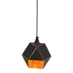 SL258.403.01 Светильник подвесной ST-Luce Черный/Черный, Золото E14 1*40W ENIGMA — изображение 2