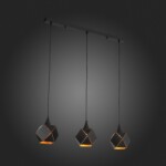 SL258.403.03 Люстра подвесная ST-Luce Черный/Черный, Золото E14 3*40W ENIGMA — изображение 2