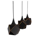SL258.403.03 Люстра подвесная ST-Luce Черный/Черный, Золото E14 3*40W ENIGMA — изображение 9