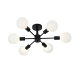 SL419.402.06 Светильник потолочный Черный E27 6*60W ANO — изображение 3