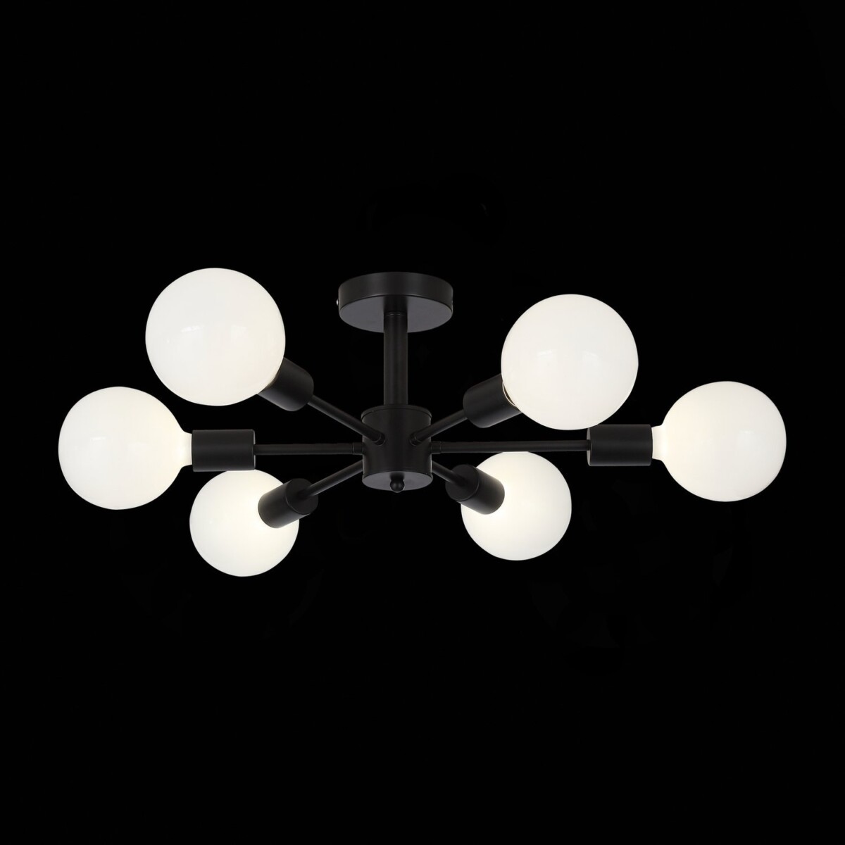 SL419.402.06 Светильник потолочный Черный E27 6*60W ANO — изображение 4