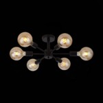 SL419.402.06 Светильник потолочный Черный E27 6*60W ANO — изображение 13