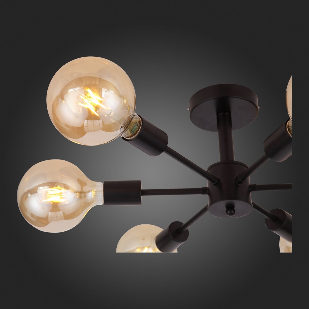 SL419.402.06 Светильник потолочный Черный E27 6*60W ANO — изображение 17