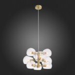 SL434.203.09 Люстра подвесная ST-Luce Латунь/Прозрачный E14 9*40W CALMARE — изображение 2