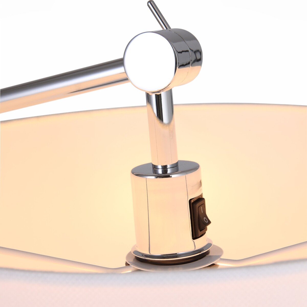 SL460.105.01 Торшер ST-Luce Хром/Белый E27 1*60W (из 2-х коробок) MARCIA — изображение 3