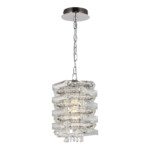 SL6137.103.01 Светильник подвесной ST-Luce никель/прозрачный E14 1*40W STROZZI