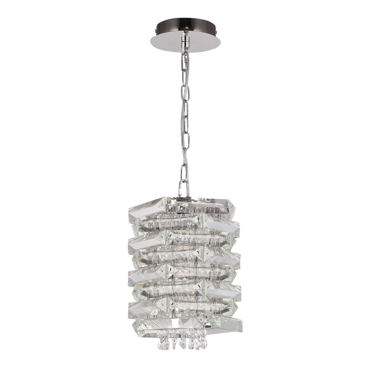 SL6137.103.01 Светильник подвесной ST-Luce никель/прозрачный E14 1*40W STROZZI — изображение 2