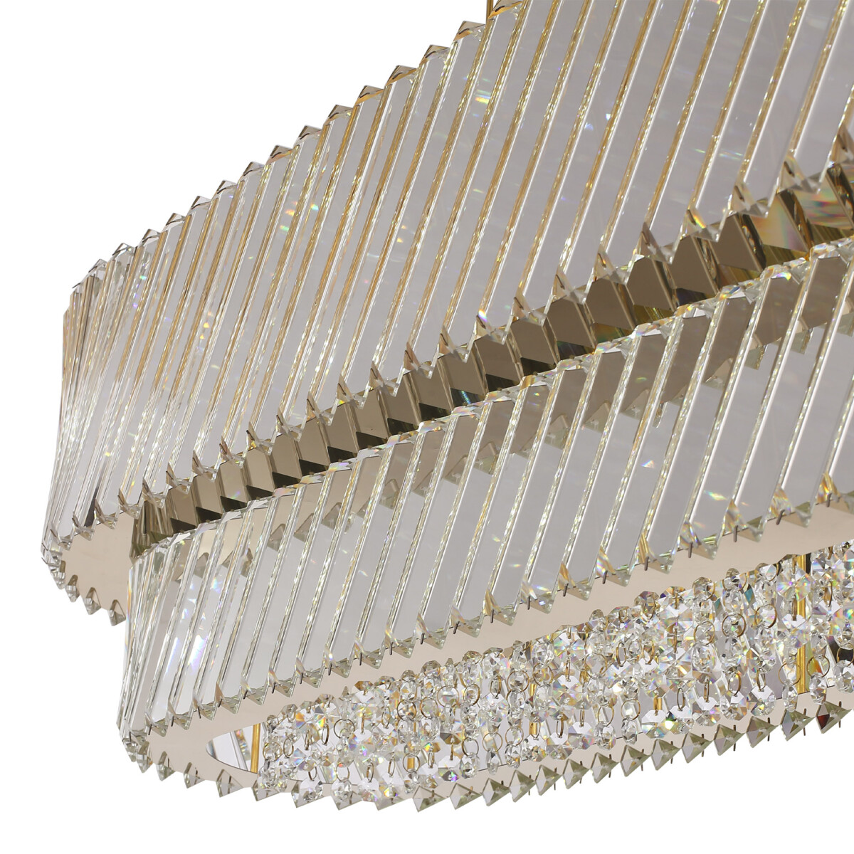 SL6138.303.14 Светильник подвесной ST-Luce латунь/прозрачный E14 14*40W RITZ — изображение 4