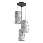 SL6228.403.03 Светильник подвесной ST-Luce Черный/Бежевый E27 3*60W ROOT — изображение 2