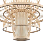 SL6241.513.01 Светильник подвесной ST-Luce Древесный/Белый E27 1*40W ALMA — изображение 4