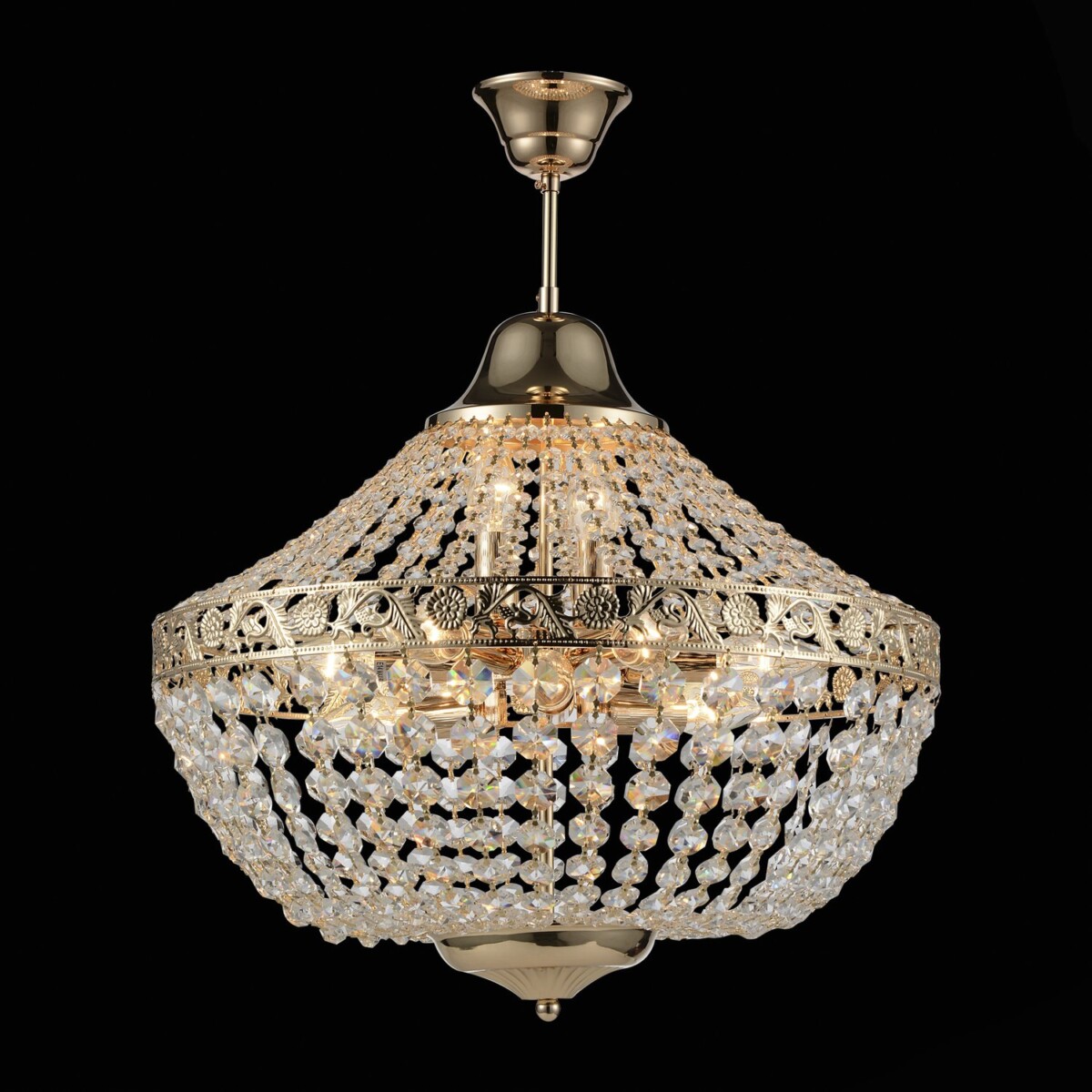 SL669.203.11 Люстра подвесная ST-Luce Французское золото/Прозрачный E14 11*40W ANTICATO — изображение 1