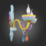 SL672.781.02 Бра ST-Luce Разноцветный/Разноцветный E14 2*40W ORNATO — изображение 8