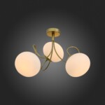 SL717.202.03 Светильник потолочный Золото/Белый E27 3*40W ACINI — изображение 2