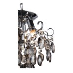 SL846.102.03 Люстра подвесная ST-Luce Темный хром/Тонированный черный E14 3*40W ORECCHINI — изображение 9