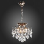 SL846.202.03 Люстра подвесная ST-Luce Золотистый/Прозрачный E14 3*40W ORECCHINI — изображение 2