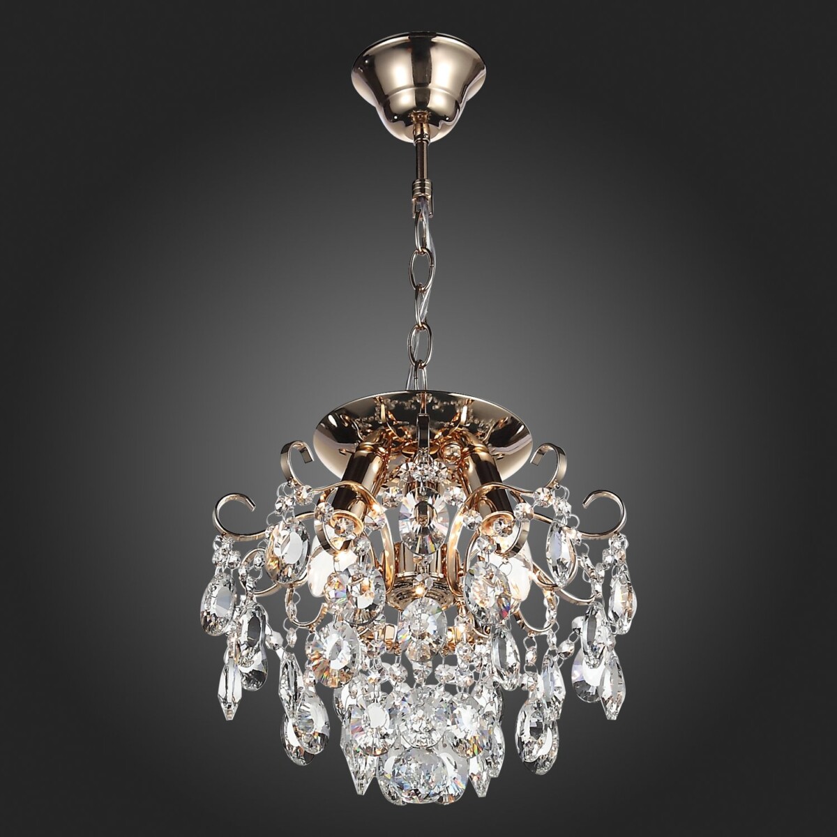 SL846.202.03 Люстра подвесная ST-Luce Золотистый/Прозрачный E14 3*40W ORECCHINI — изображение 11