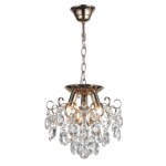 SL846.202.03 Люстра подвесная ST-Luce Золотистый/Прозрачный E14 3*40W ORECCHINI — изображение 15