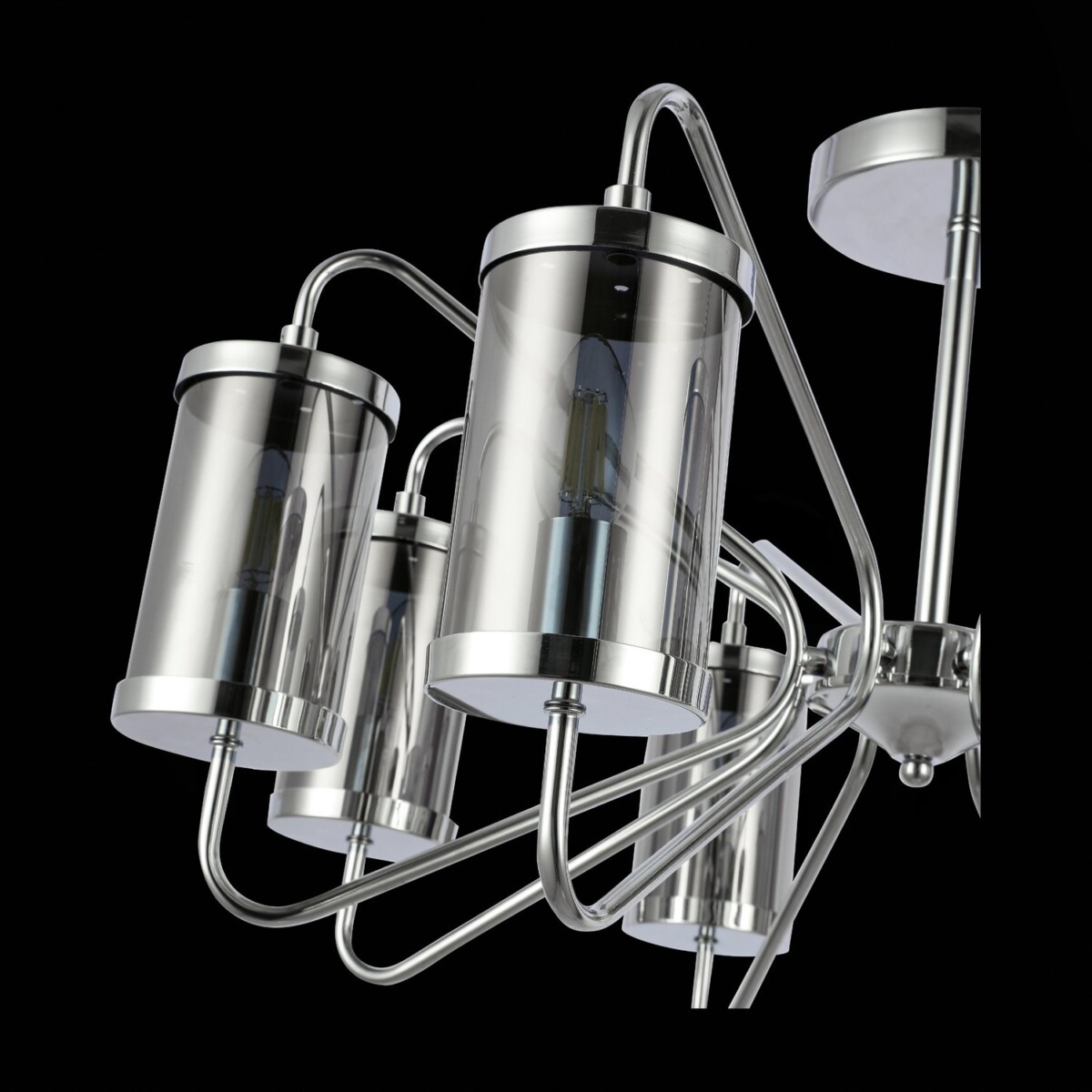 SLE102302-08 Светильник потолочный Хром/Дымчатый E14 8*40W VALIERI — изображение 7