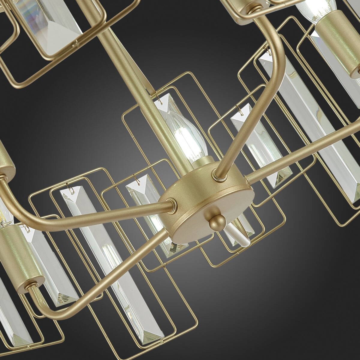 SLE103403-05 Светильник подвесной Шампань/Прозрачный E14 5*40W GIANO — изображение 11