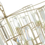 SLE103403-07 Светильник подвесной Шампань/Прозрачный E14 7*40W GIANO — изображение 9