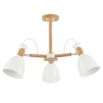 SLE103802-03 Светильник потолочный Светлое дерево, Белый/Белый E27 3*60W BALCAMO — изображение 6