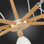 SLE103802-07 Светильник потолочный Светлое дерево, Белый/Белый E27 7*60W BALCAMO — изображение 8