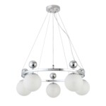 SLE106103-05 Светильник подвесной Хром/Белый E27 5*60W PECHIO — изображение 6