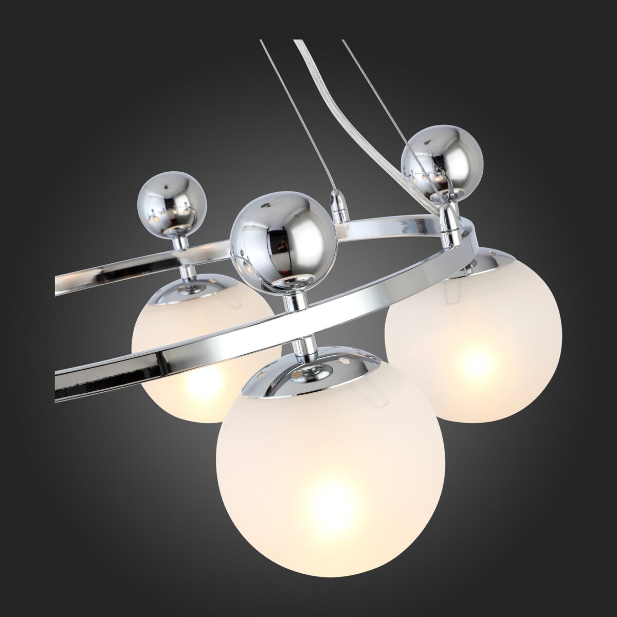 SLE106103-05 Светильник подвесной Хром/Белый E27 5*60W PECHIO — изображение 8