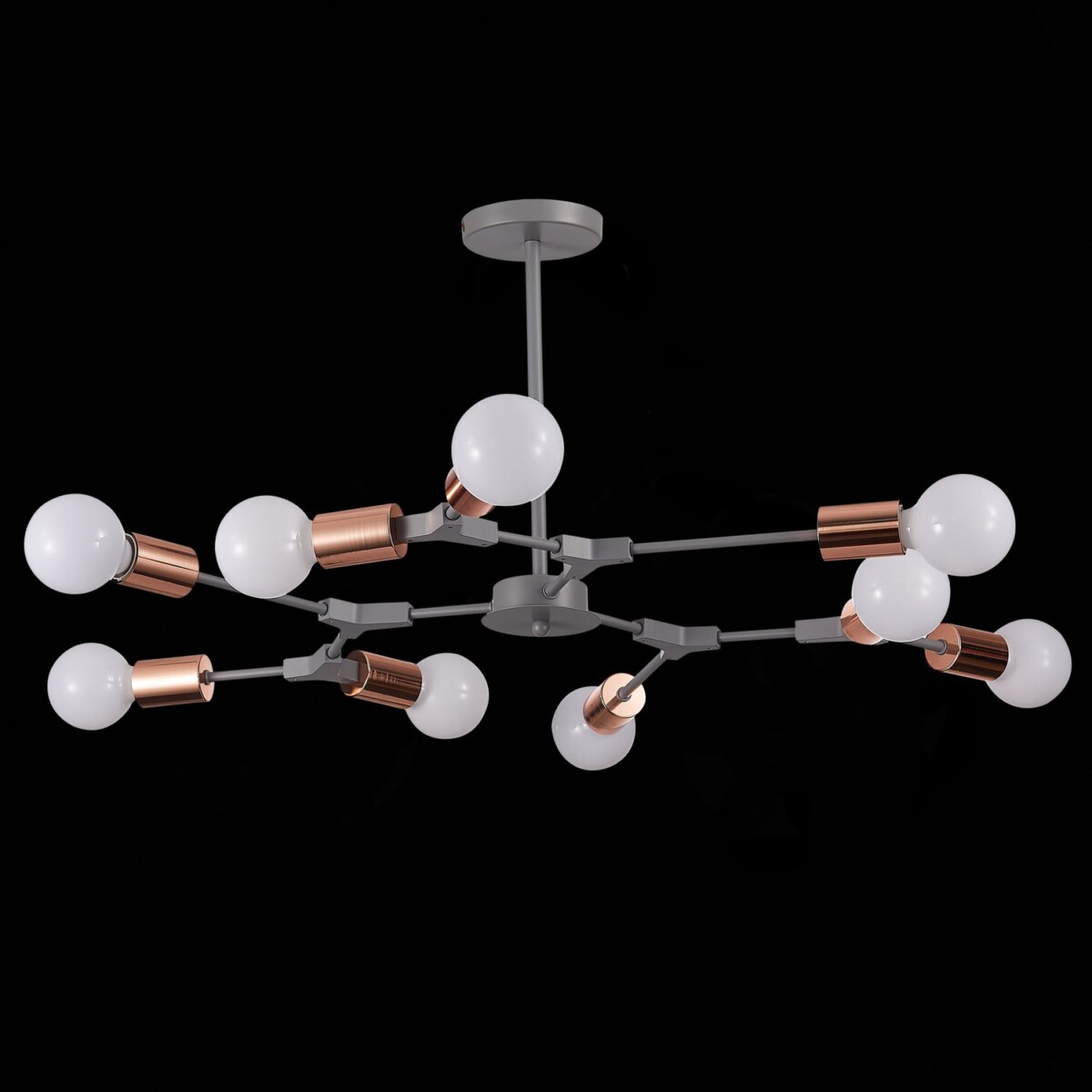 SLE106403-09 Светильник потолочный Серый, Розовое золото E27 9*60W PALARE — изображение 4