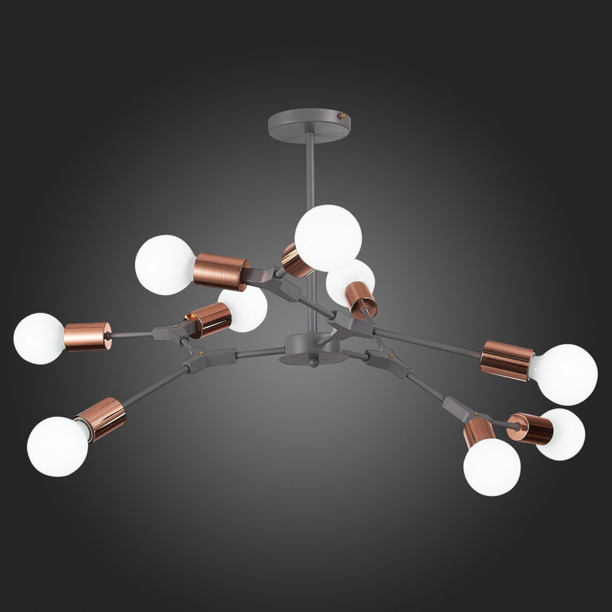 SLE106403-09 Светильник потолочный Серый, Розовое золото E27 9*60W PALARE — изображение 8