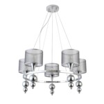 SLE107103-05 Светильник подвесной Хром/Серебристый E14 5*40W PAZIONE — изображение 6