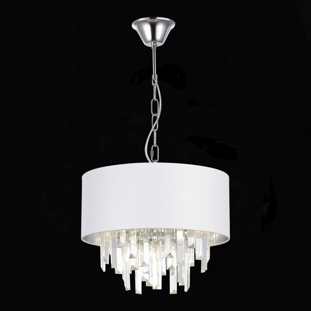 SLE1120-103-05 Светильник подвесной Хром/Белый E14 5*40W DAHLIA — изображение 1