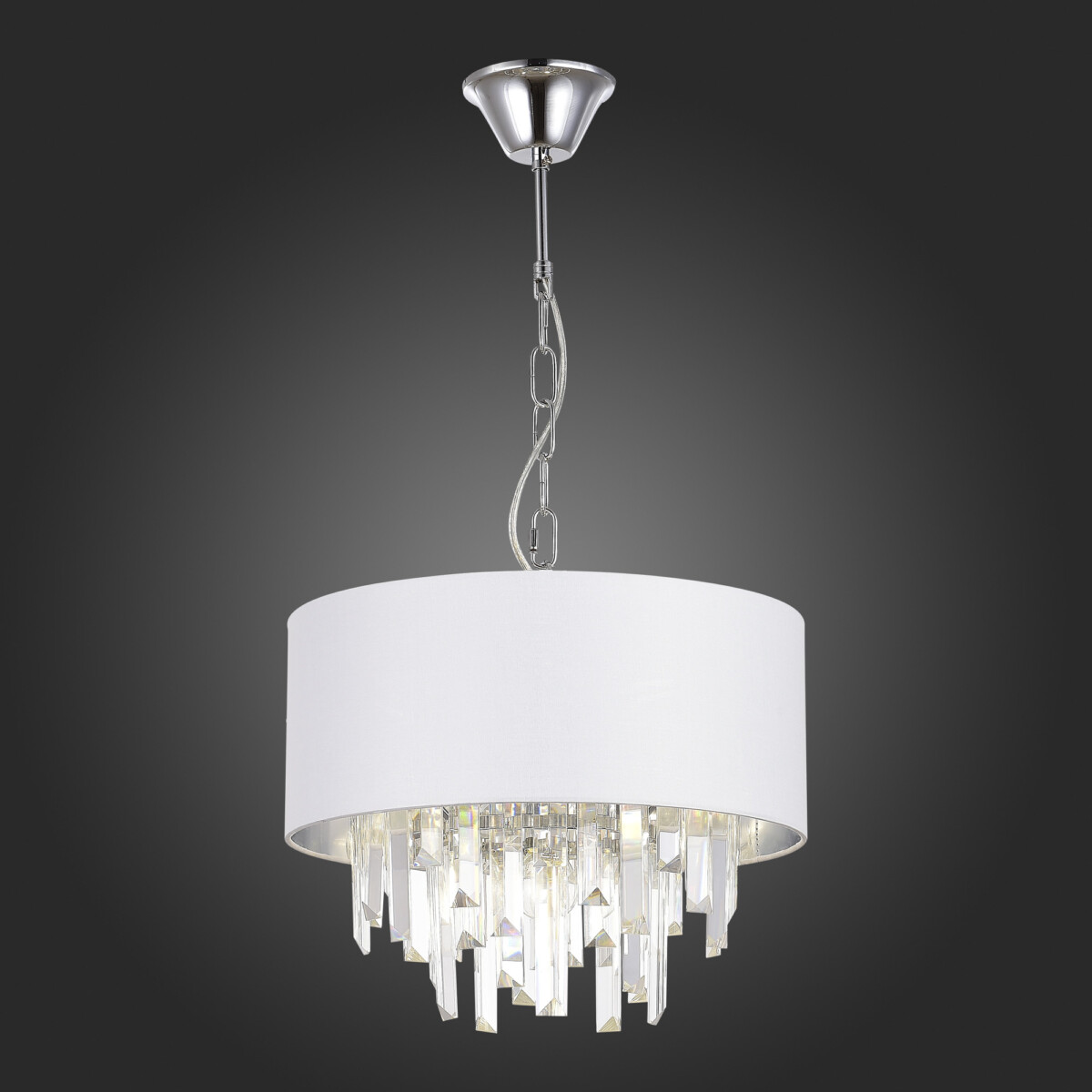 SLE1120-103-05 Светильник подвесной Хром/Белый E14 5*40W DAHLIA — изображение 2