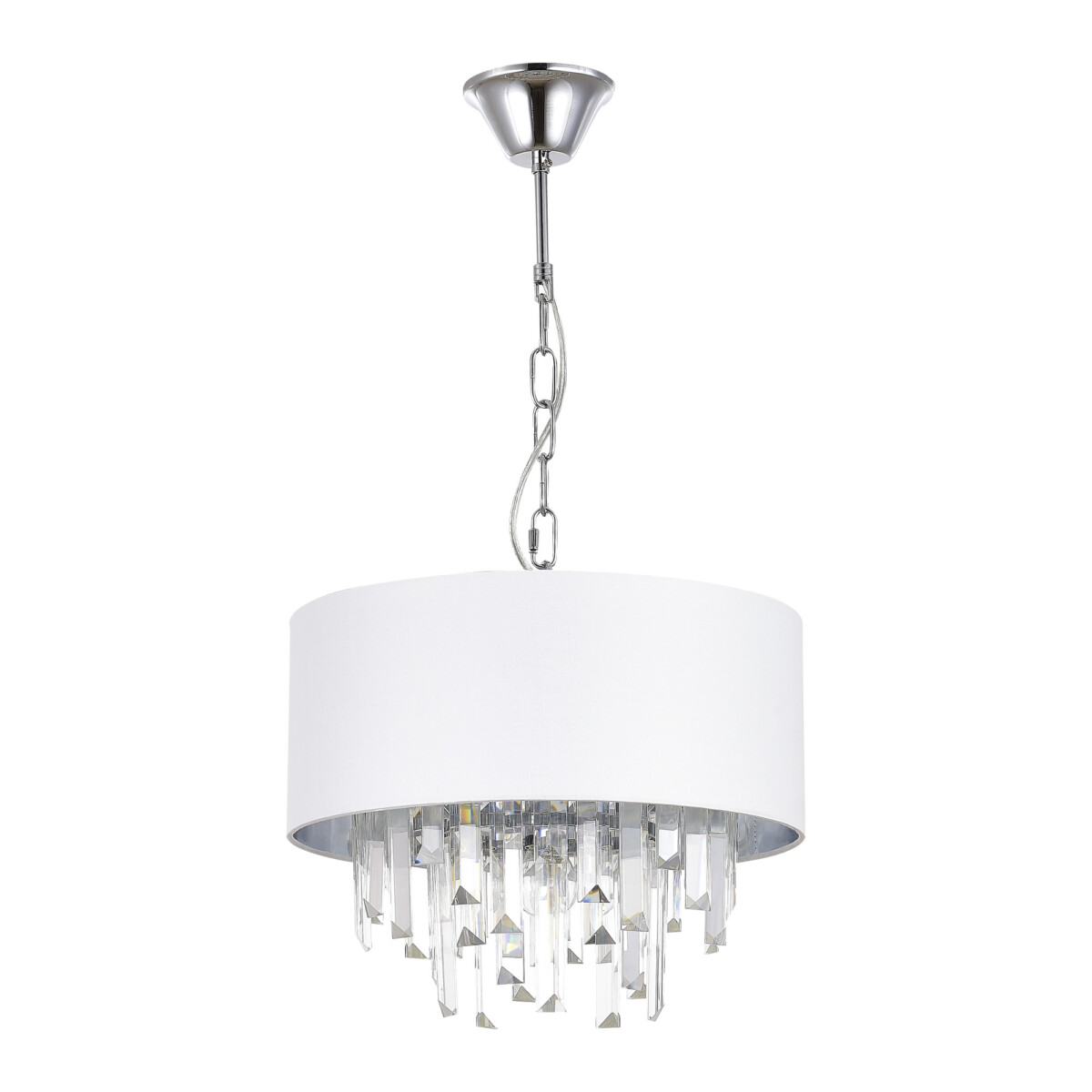 SLE1120-103-05 Светильник подвесной Хром/Белый E14 5*40W DAHLIA — изображение 4